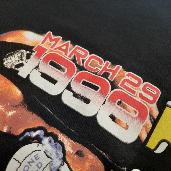 Mad Engine WWE Wrestlemania XIV Stone Cold vs Shawn Michaels 1998 Adult Sz M - Picture 5 of 8